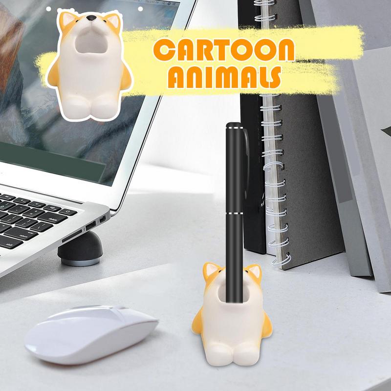 Suporte de Escova de Dentes de Resina Animal de Desenho Animado Suporte de Escova de Dentes Para Banheiro Organizador de Pasta de Dente Ornamento de Bancada
