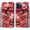 Luxury Painted Leather Case Wallet Book Style Protective Cover for iPhone 16 15 14 13 12 11 Pro MAX 16Pro 15Pro 14Pro 16Plus 15Plus 12mini SE4 (2025)