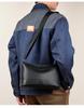 2025 Men's Genuine Leather Crossbody Bag with Three-Layer Main Compartment and Large Capacity