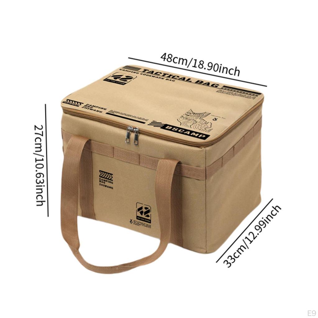 Camping Storage Bag Heavy Duty Organizer for Garage Trunk Outdoor Activities