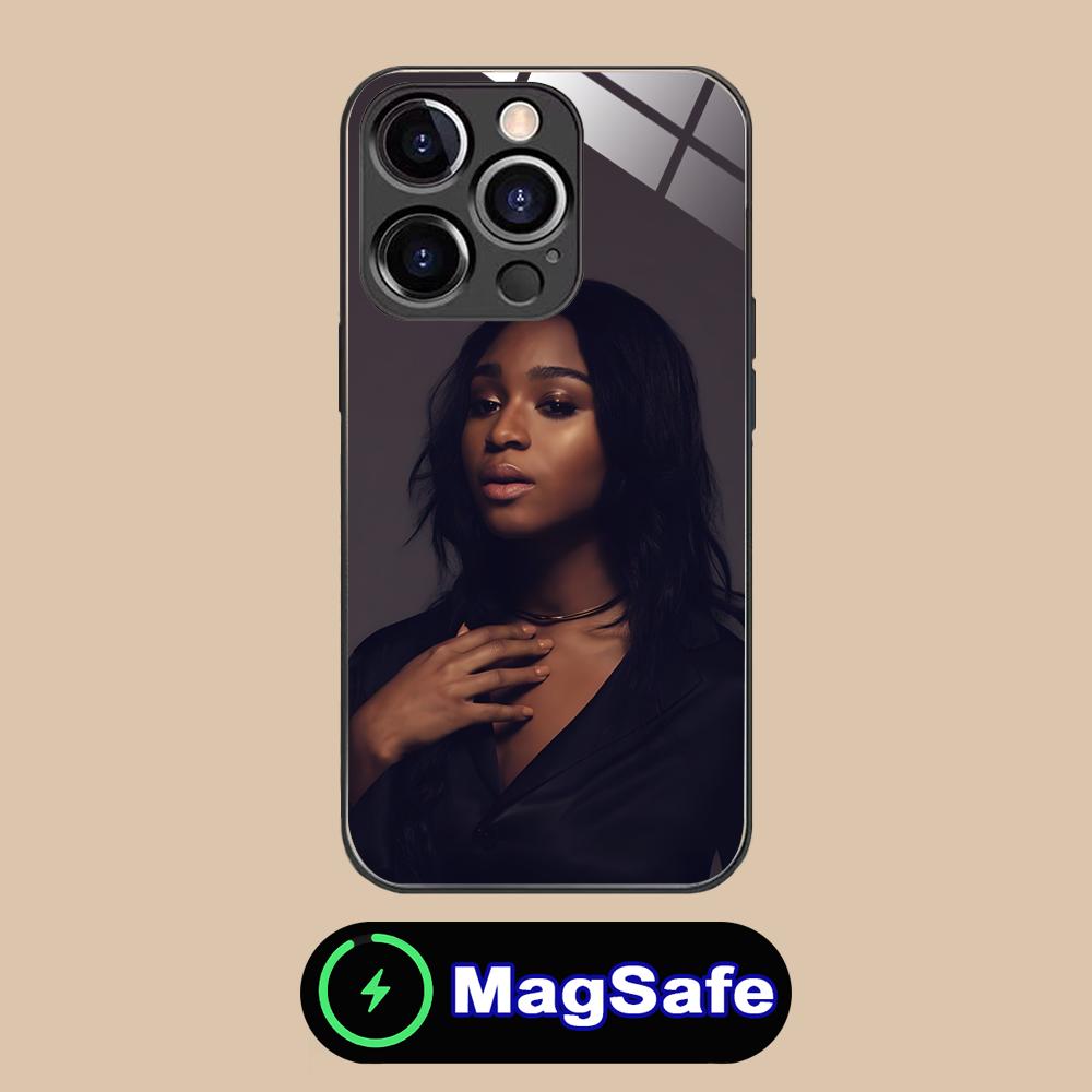 

Normani Kordei Glass MagSafe Mobile Phone Case for iPhone 17 16 15 14 13 12 11 Air Pro Max Plus Mini Colorful Cover iPhone17