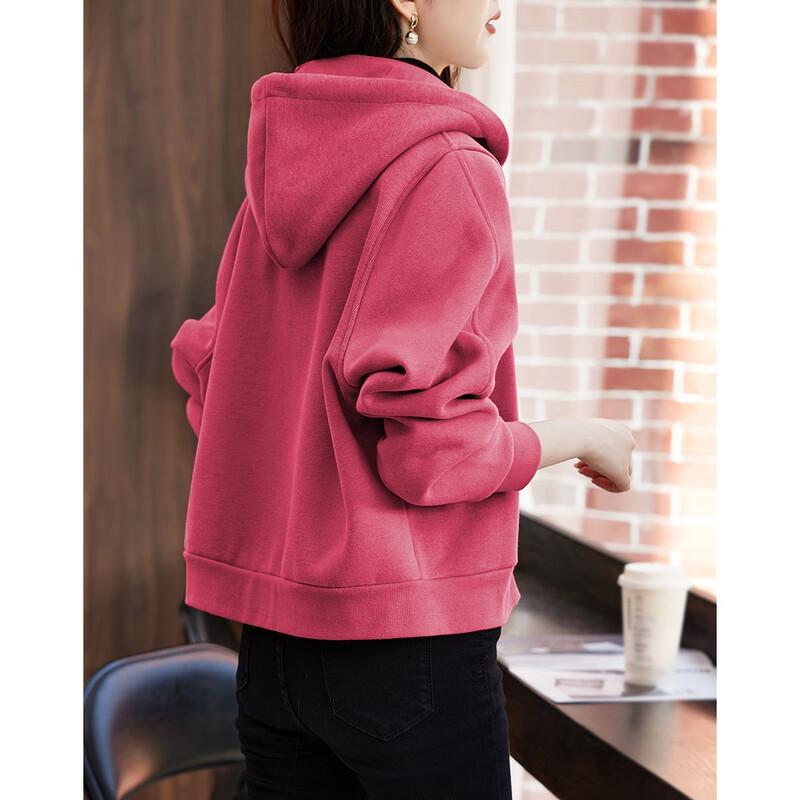Demana Women's Fleece Lined Hooded Jacket