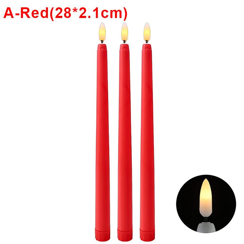 3/1 szt. LED bezpłomieniowe świece zasilane bateriami elektroniczne lampy tealight do dekoracji domu wesele urodziny oświetlenie