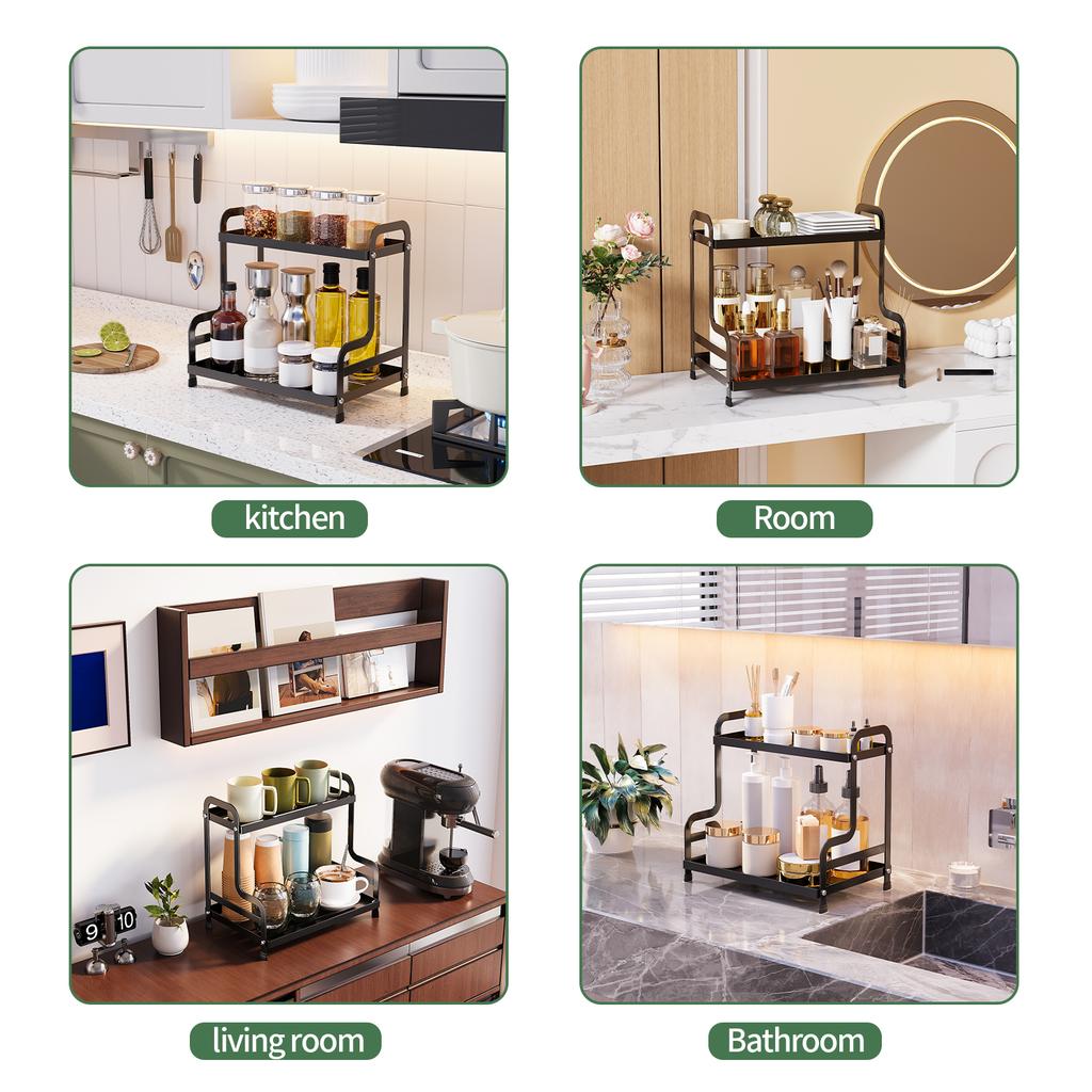 Flat Iron H-Shaped Multifunctional Storage Rack
