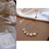 Floral Hand Chain With Cubic Zirconia For Women Perfect For Travel Souvenir