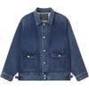 Levis Loose Fit Button-Up Long Sleeve Denim Jacket Men Jackets Washed-Blue A7150-0004