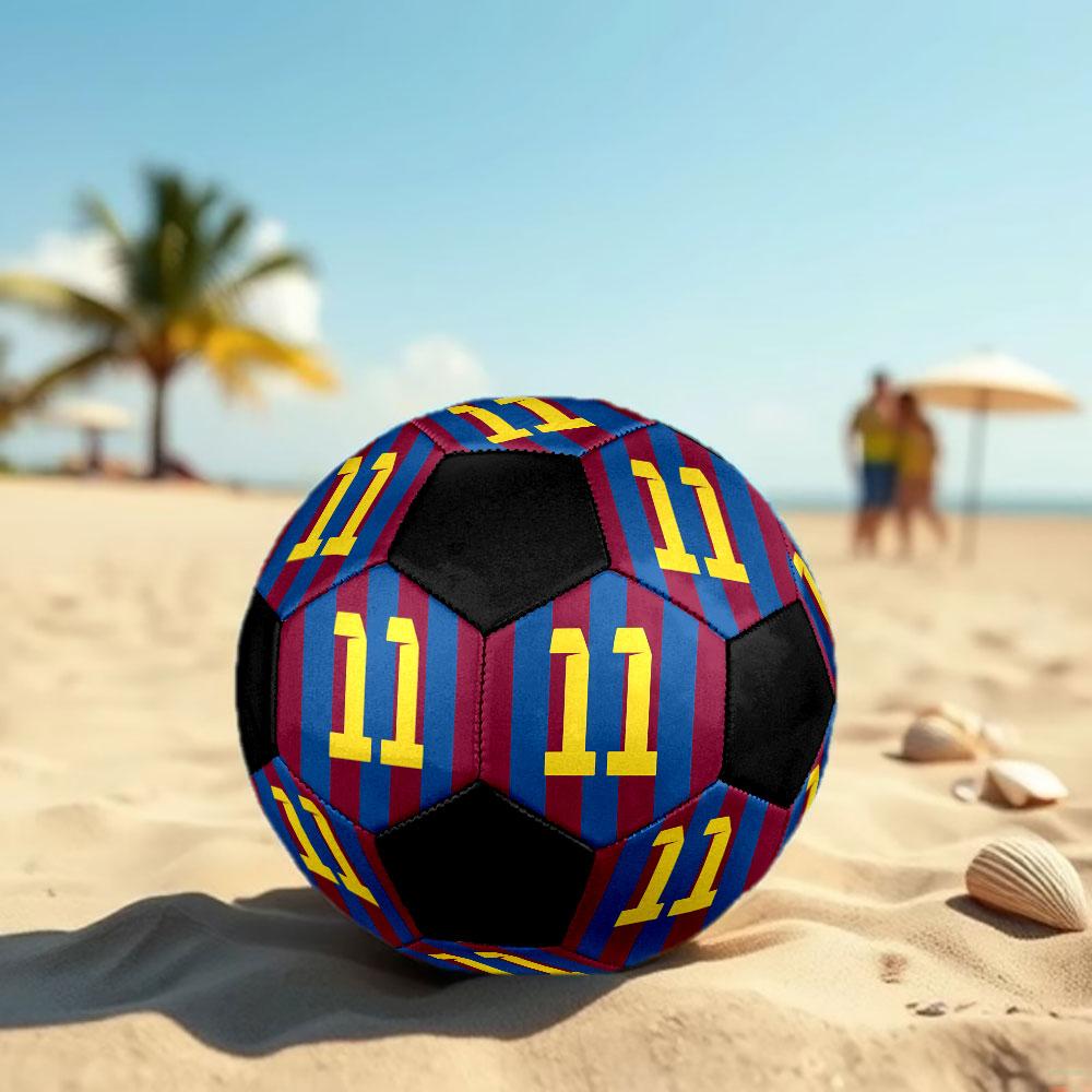 1pc Lionel Messi Soccer Ball Size 5 Indoor Soccer Ball Fashion Colorful Backyard Game - Great For Sports Fans Gift HE43
