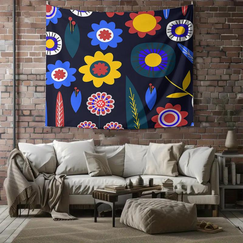 Bohemian Tapestry Wall Hanging Aesthetic Room Decor Nature Forest Tree Pattern Home Textile Dorm Room Decor Gift Large Wall Art