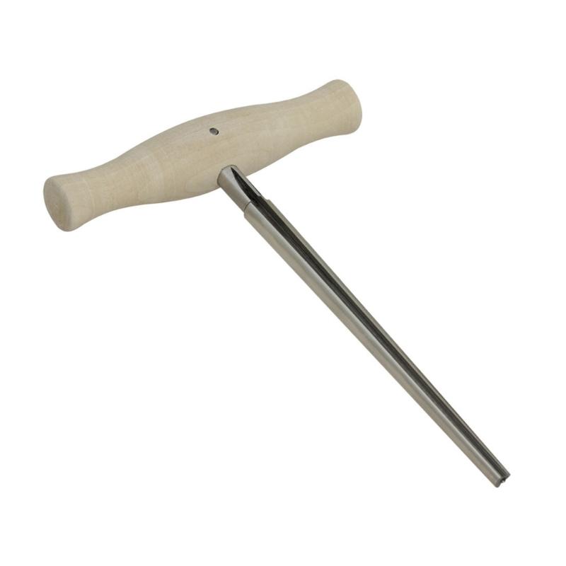 Violin Reamer with Wooden Handle Violin Peg Hole Reamer Violin Making Tools Metal Violin Making Gadget Viola Peg Reamer