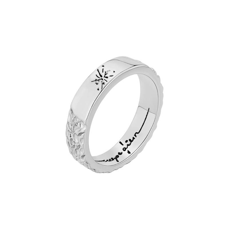 

Artistic Minimalist Copper Ring Featuring Unique Starry Texture Design Elegant and Chic for Fashion Forward Women 1