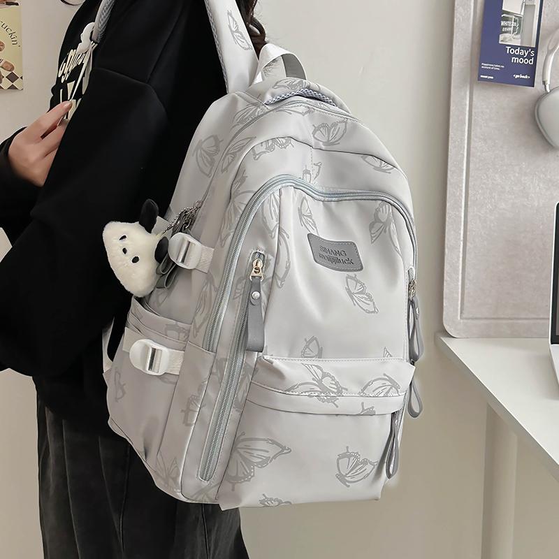 Reflective Butterfly Backpack for Middle & High School Girls – Versatile Shoulder Bag for Students
