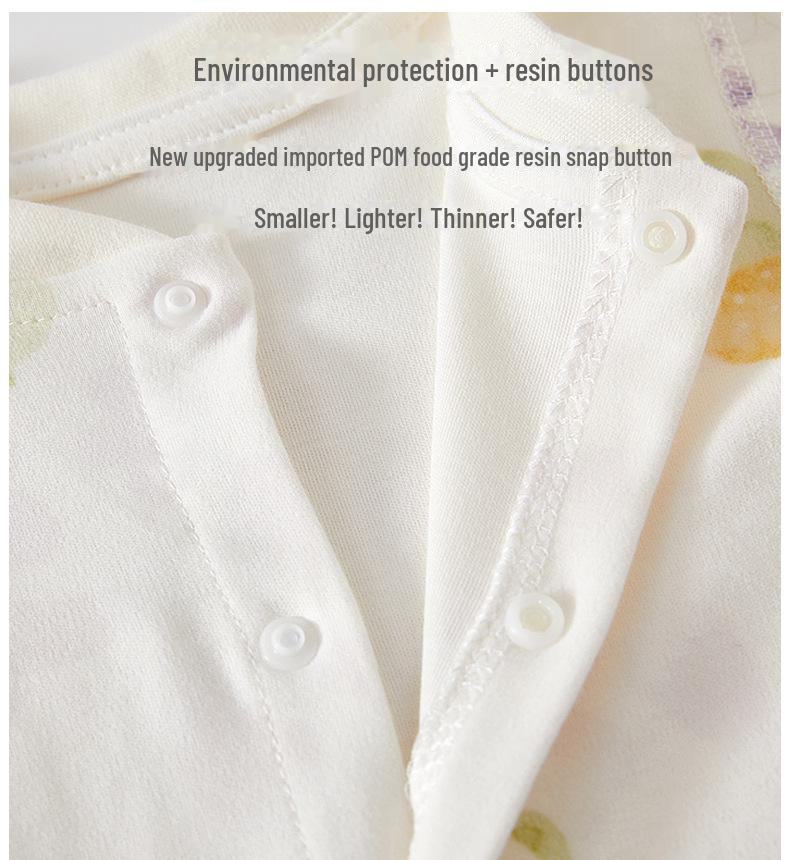 Pure Cotton Baby Romper - Boneless Infant Jumpsuit for Spring & Autumn
