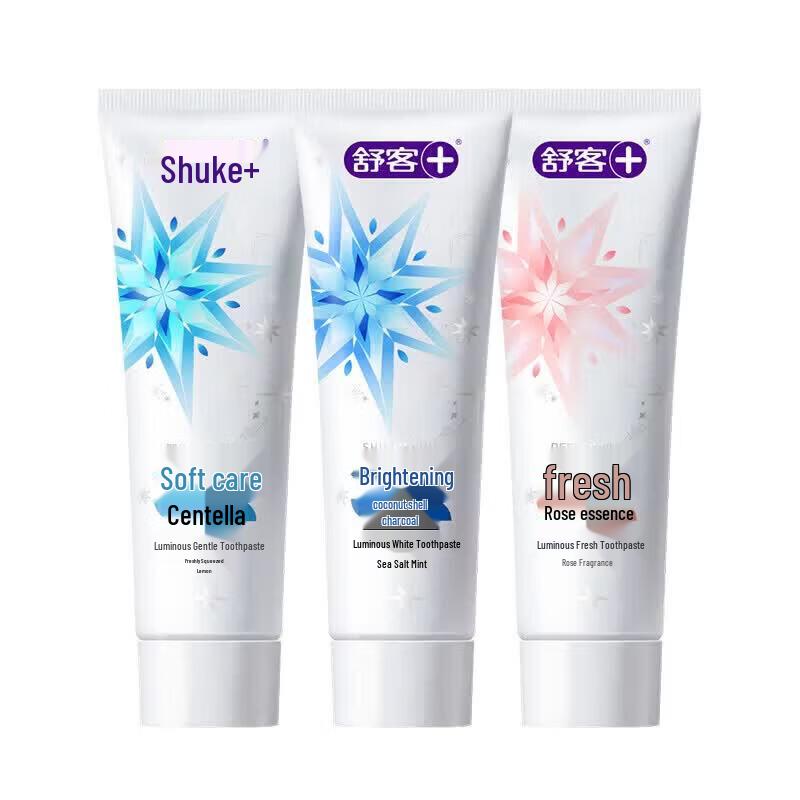 Shuke Liuguang Whitening & Fresh Breath Toothpaste Set