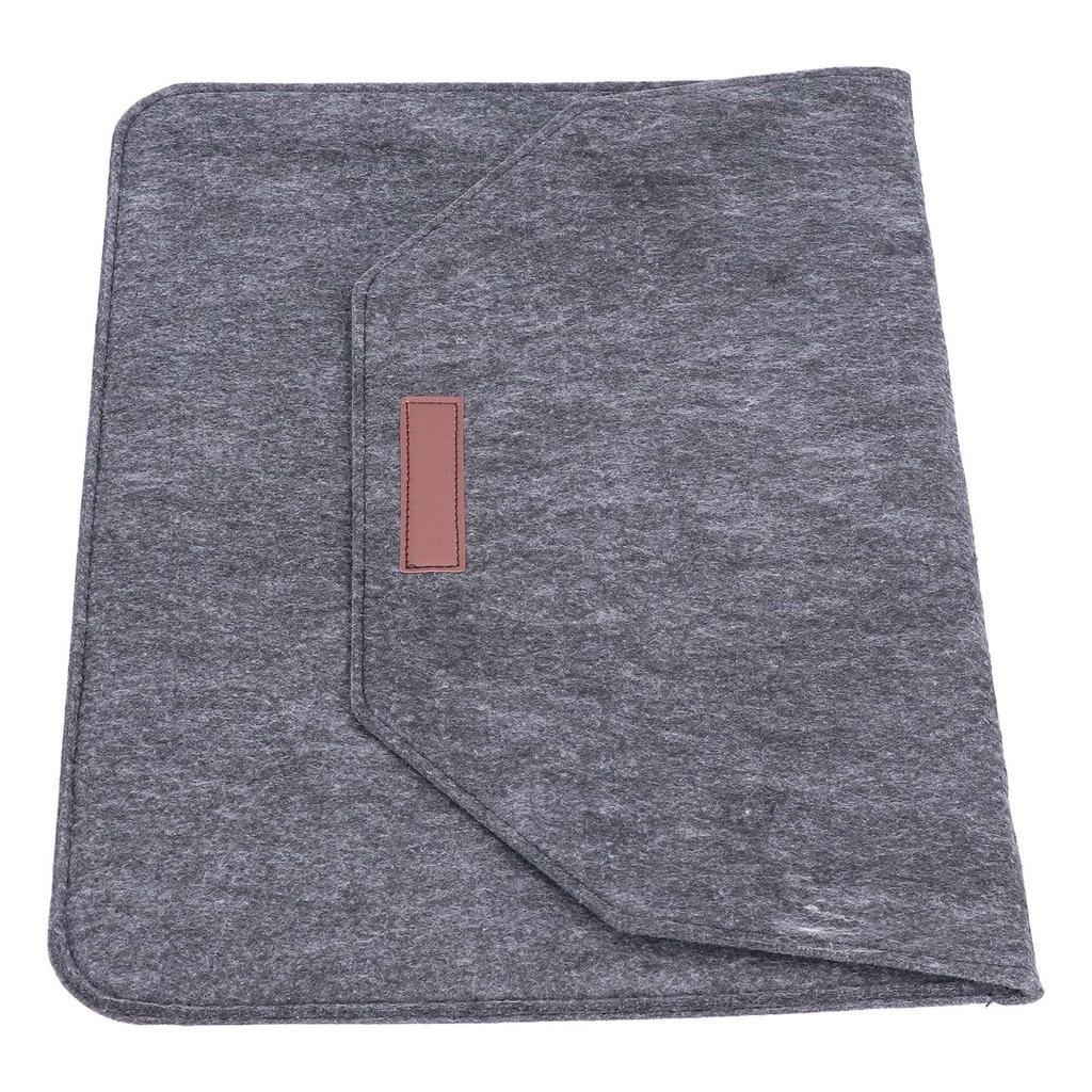 Laptop Hülle Tasche Schwarz Filz Notebook Computer Schutzhülle Zubehör für MacBook15.4in