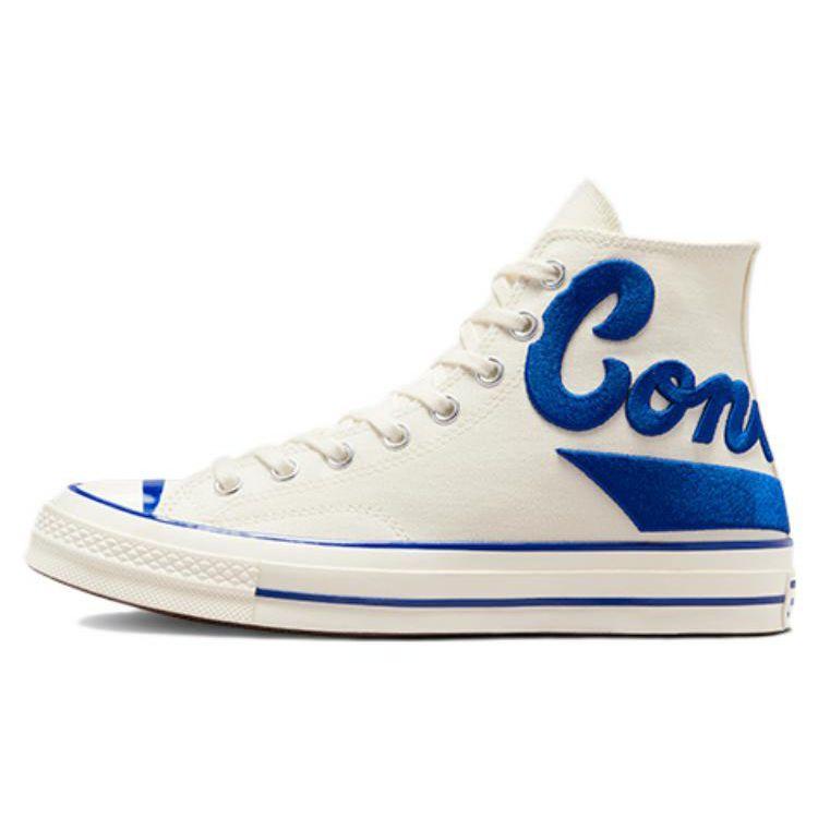 Converse 1970s Chuck Classic Trend High-Top Canvas Shoes Unisex Sneakers Cream Blue A04175C