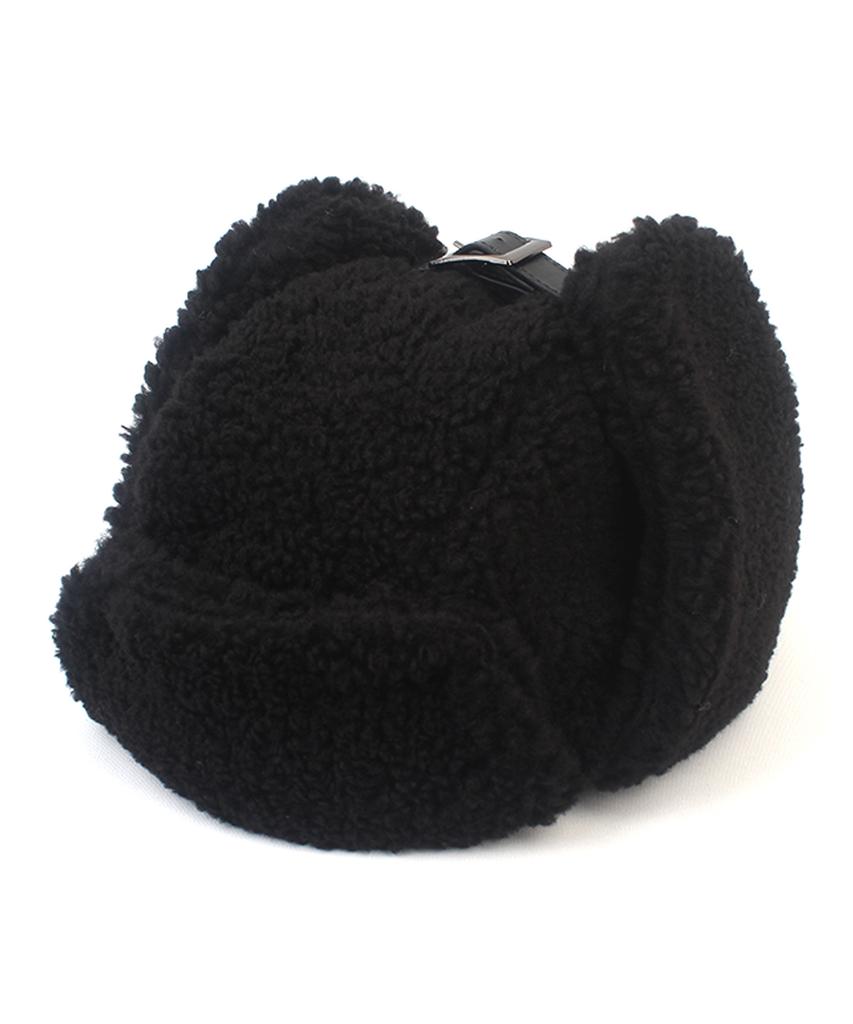 Yunibeosyeolkemiseuteuli Fleece Black Aviator Hat