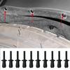 10Pcs/set Plastic Car Fender Wheel Arch Liner Push Rivet Clips For BMW E90 E91 E92 E93 E46 E36 E39 E34 X1 X5 X6 51161881149