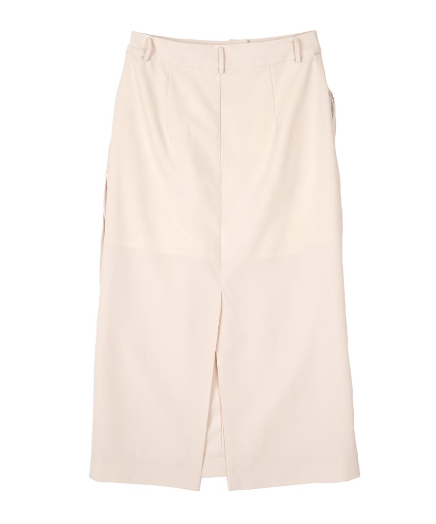Hardcore Happiness Pocket Rope Long Skirt_Light Beige