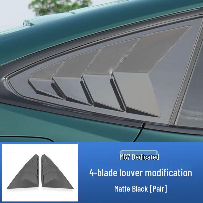 MG7 Mustang Style Rear Triangle Window Louvers - Exterior Decoration for New Models