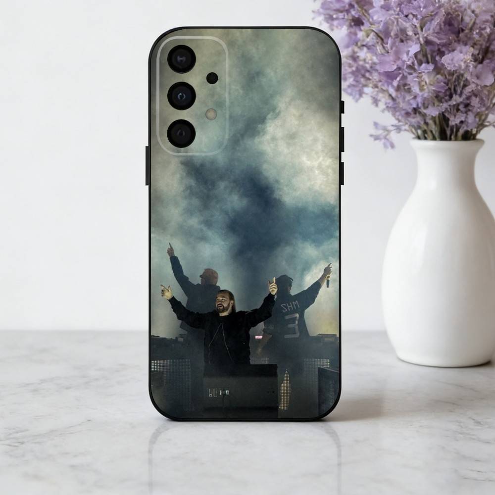 

Cool S-Swedish H-House Mafia Band Phone Case For Samsung Galaxy A73,A72,A71,A70,A53,A52,A51,Others Soft Black Cover Samsung a21s