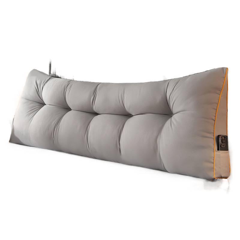 Large Triangle Backrest Pillow for Bed – Removable & Washable Tatami Cushion for Mobile Phone or Sofa Sitting