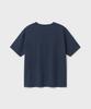 Bellie Variant Henley Neck T-Shirt - Washed Navy