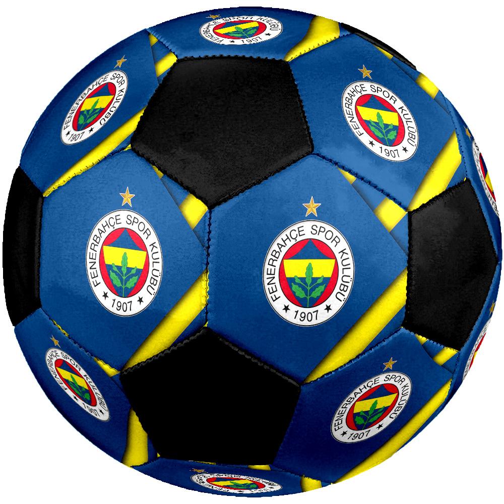 Fenerbahçe S.K Pallone da Calcio Colorato Per Tutte le Età Cucito a Macchina PVC Pronto per la Competizione Resistente Alto Rimbalzo.TAGLIA5
