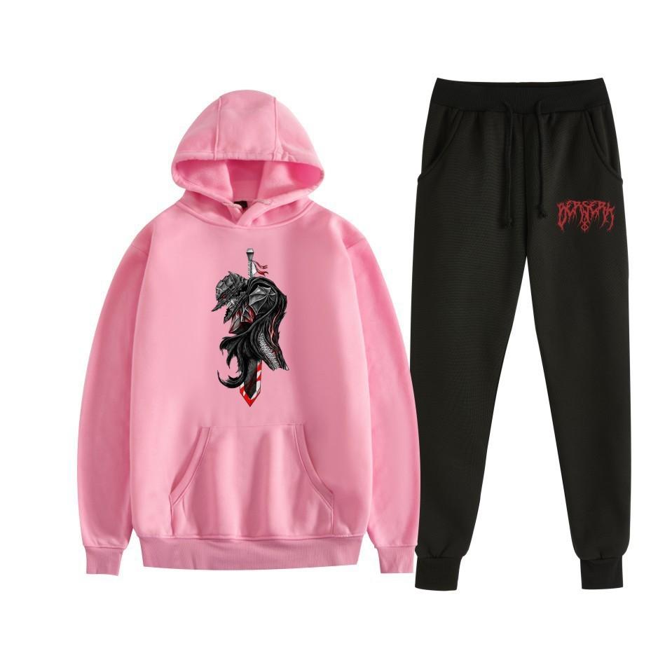 Sword wind legend Berserk new animation fleece loose men's and women's hooded sweater set hoodie