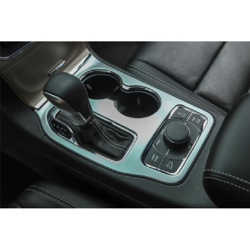 Inner Gear Shift Cup Holder Cover Trim Frame for Jeep Grand Cherokee 2011+ Red