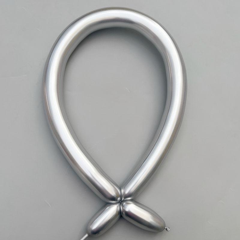 Magic 10Pcs Long Balloons Diy Latex Balloons Wedding Birthday Christmas Party Glossy Metal Inflatable Balloon Decorations