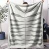 Black Abstract Plant Throw Soft Flannel AC Blanket Lightweight Summer Nap Throw Cozy  Blanket for Sofa Bed Travel Home