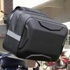 E-Bike Backrest Storage Bag Rear Ebike Backrest Bag With Rain Cover Safety Reflective Hard Shell Electric Vehicle Luggage