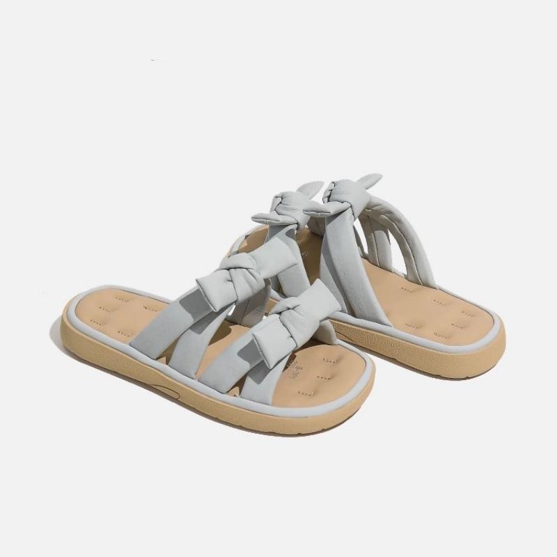 Fashion Shoes Low PU Fabric Hoof Heels Rome Rubber Cotton Shoes Low Cotton Fabric Rome Rubber PU Hoof