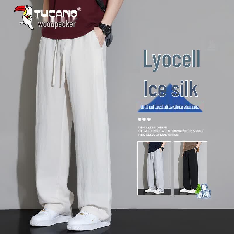 TUCANO Men s Lyocell Ice Silk Casual Pants L