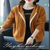 Hooded Cardigan Jacket for Women 2025 Spring and Autumn New Korean Style Casual Fashion Outerwear Zipper Sweater with Hood Knitted Sweater