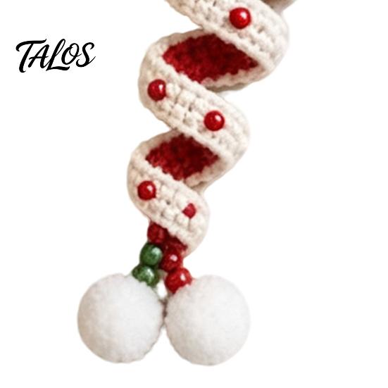 Soft Yarn for Plush Toys DIY Crochet Gnome Ornament Kit, Christmas Theme Knitted Craft Parent Child Interaction Activities Set, Handmade Hanging