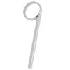 2PCS Metal Trumpet Slide Finger Ring Silver Metal Finger Pull Slide  For Trumpet