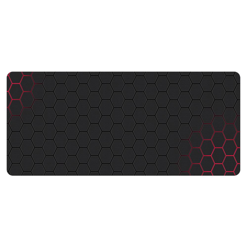 300x800x3mm Honeycomb Pattern Gaming Mouse Pad Rubber Anti-skid Desktop Mat