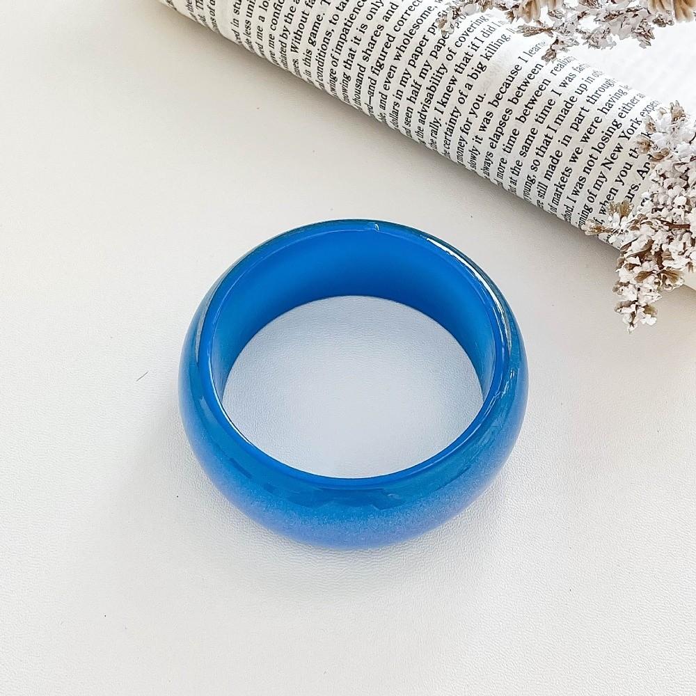 

Glitter Chunky Bangles Bright Color Resin Bracelets New Wide Wrist Bracelets Gifts синій