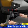 Für Toyota 2026 Hilux Pickup LKW Front Nebelscheinwerfer Gitter Abdeckung Zierleiste ABS Schwarz Zubehör Auto Styling Außen Zubehör Teile