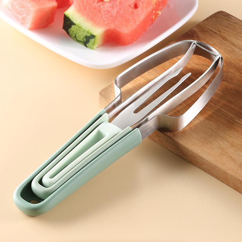 New Watermelon Cutter Slicer Tools Multifunctional Melon Scoop Fruit Scooper Tool for Dig Pulp Separator Creative Fruit Knife