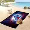 Asciugamano da Spiaggia Stampa New York Rangers Morbido Portatile Asciugatura Rapida?Asciugamano Asciutto Per Piscina Vacanza Estiva Sport all'Aperto