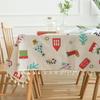 Tissu en sergé de coton pur imprimé Noël 0,5 m / 1 m / 2 m pour la couture de nappes, rideaux, décoration de scène, tissu pour vêtements d'enfants