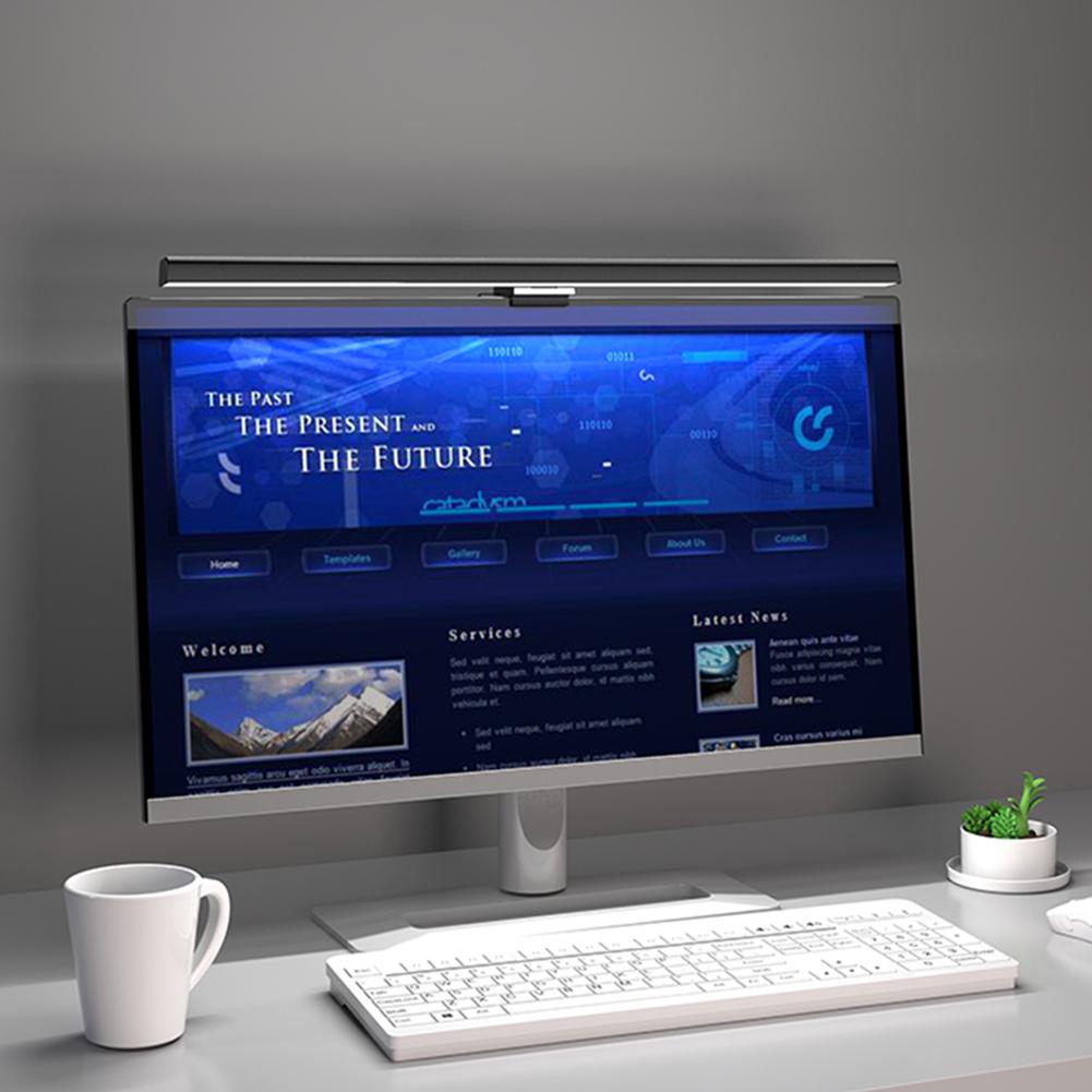 LED Computer Monitor Lamp Dimmable Screen Light Bar USB Powered Hanging Table Lamp for Desk/Office/Home/Game