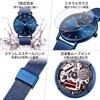 BUREI Montre Homme Quartz Japonais Affichage Date, Mouvement, Simple, Décontractée, Étanche, Élégante,