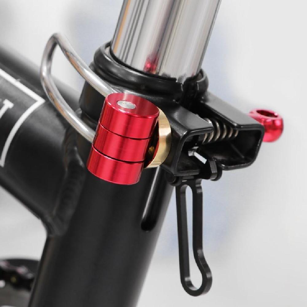 2Pcs Quick Release Folding Bike Seatpost Clamp Universal Compatible with Brompton Bicycle Seat Post Clamp for Cycling