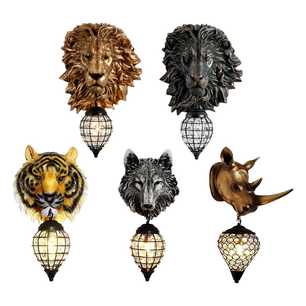 Luxury LED Wall Lamp Fixtures Lighting Shade Farmhouse Sculpture Sconces Lights for