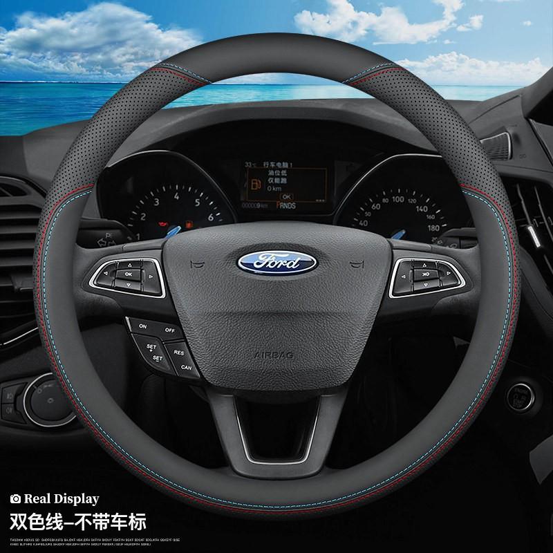 Uniwersalna Pokrowiec Kierownicy Ford Focus Escape Edge Fusion Ecosport Explorer Mondeo Ze Skórą Nappa Styl Sportowy