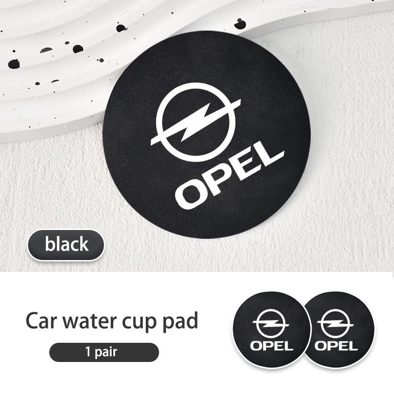 

Suede Car Coaster Water Cup Holder Anti-Slip Pad Bottle Holder For Opel Insignia Corsa Zafira Mokka Grandland Antara Ampera