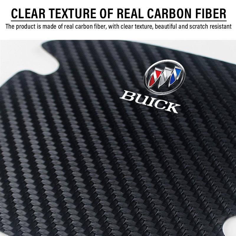 4PCS Car Door Handle Protection Sticker Emblem Car Decoration Styling For Buick Verano Velite Lesabre Riviera Avenir GL6 GL8 Envision Excelle